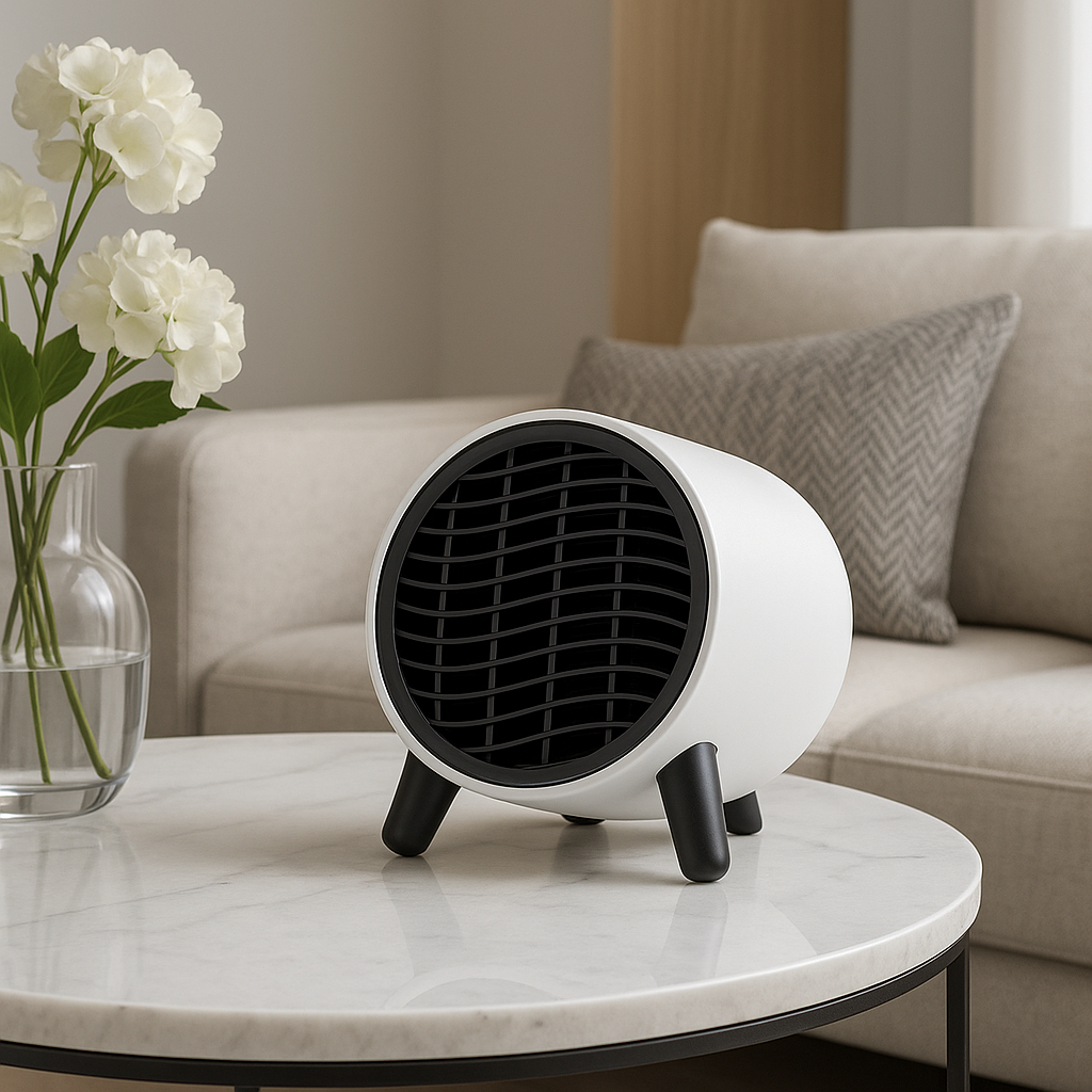 Kompakt & Stilren Värmefläkt