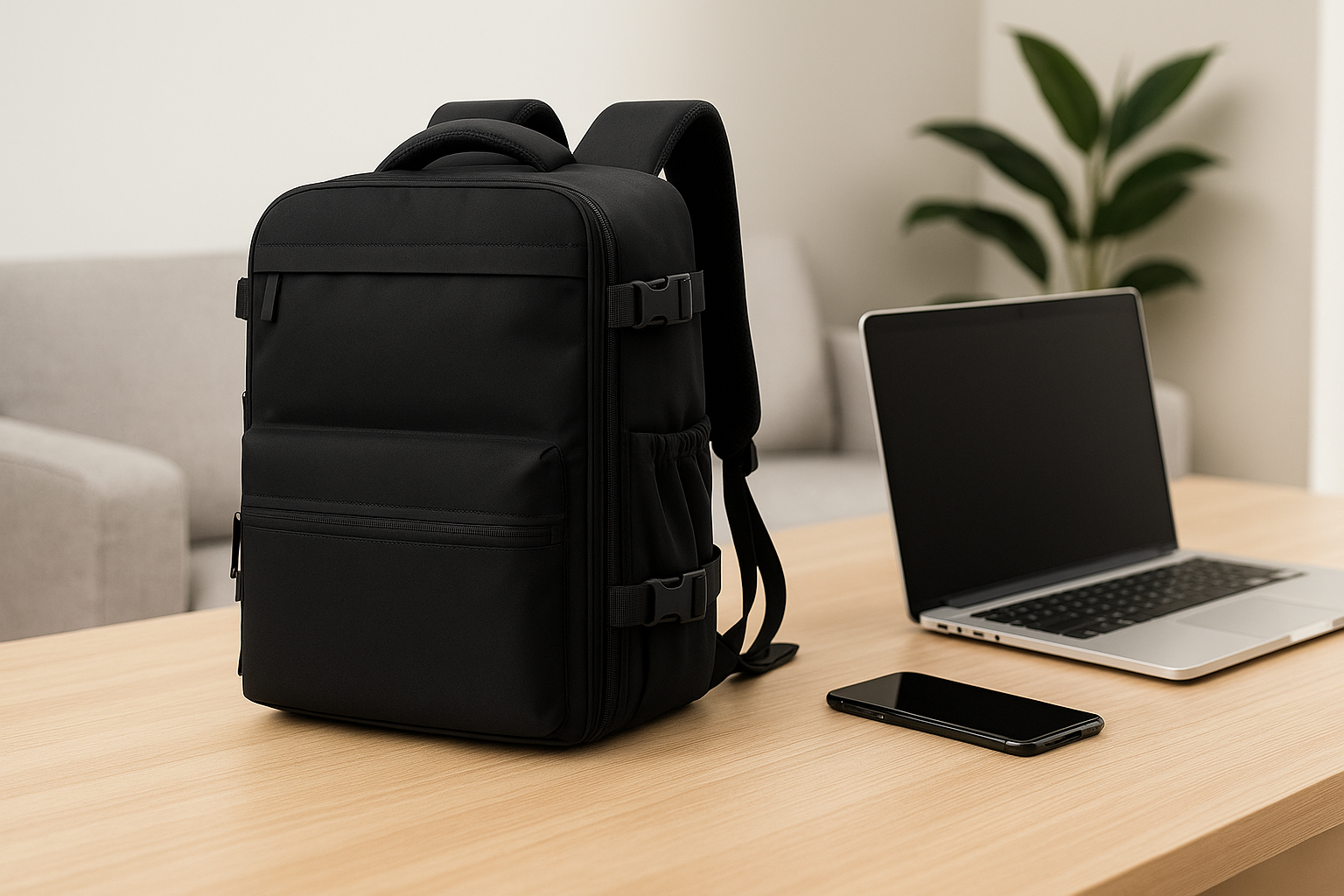 Multifunktionell Premiumryggsäck