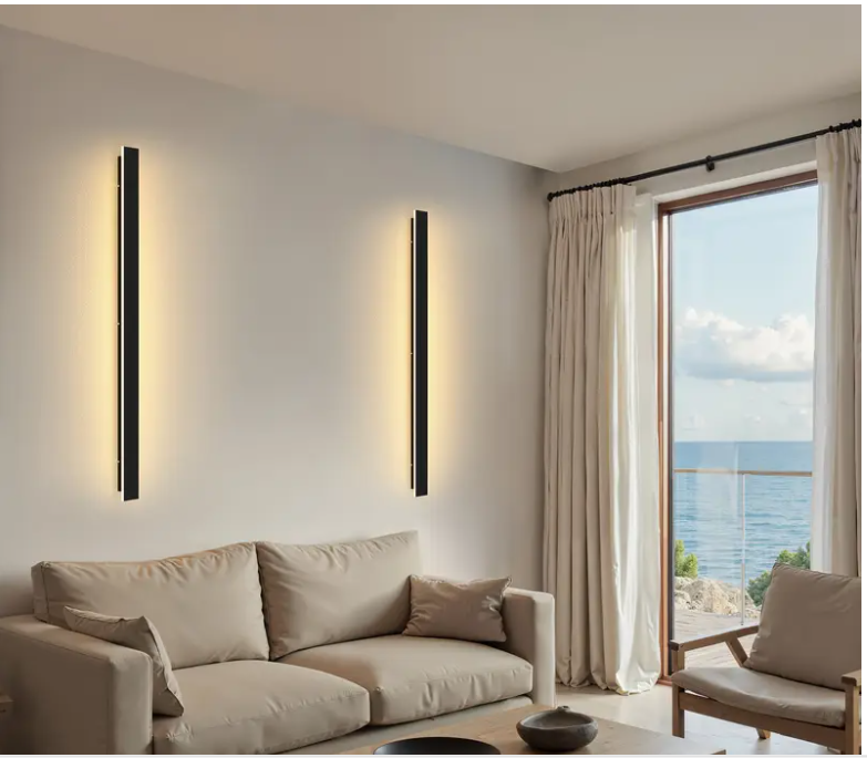 Modern LED Vägglampa – Elegant Design & Varm Belysning